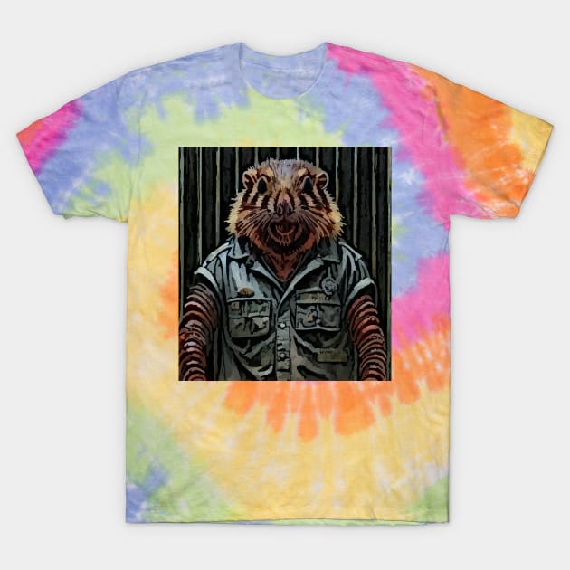 watercolor prison guard groundhog T-Shirt by Catbrat